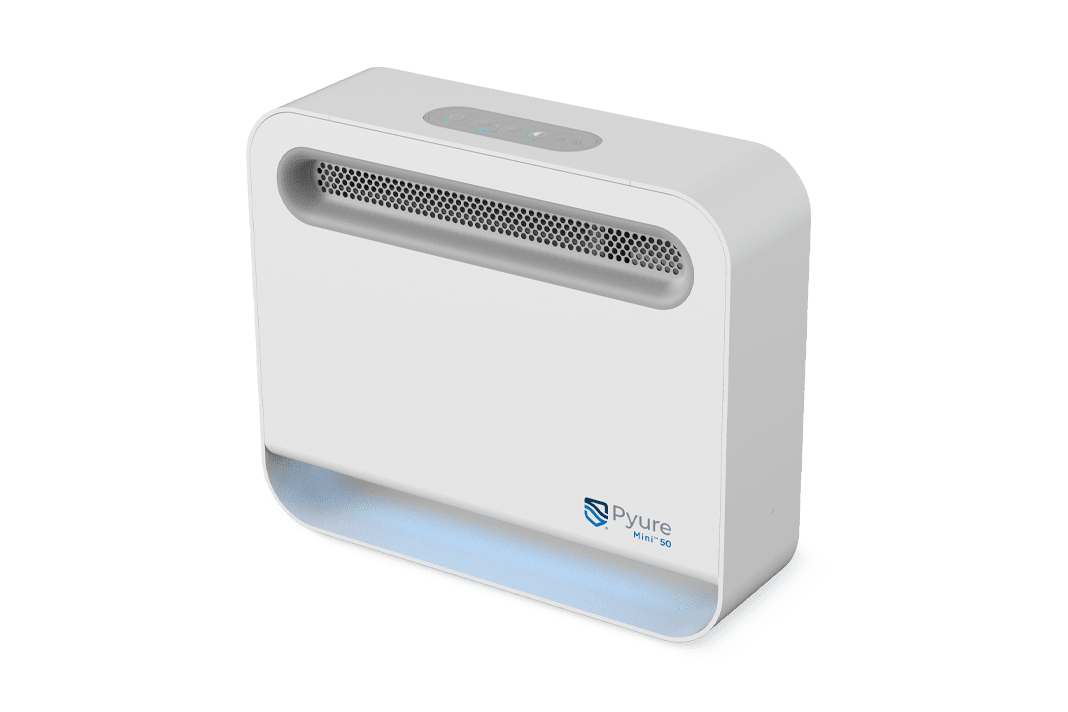 Front view of a Pyure Mini portable unit